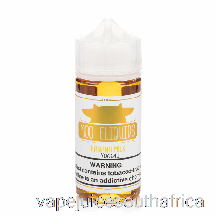 Vape Pods Banana Milk - Moo E-Liquids - 100Ml 0Mg